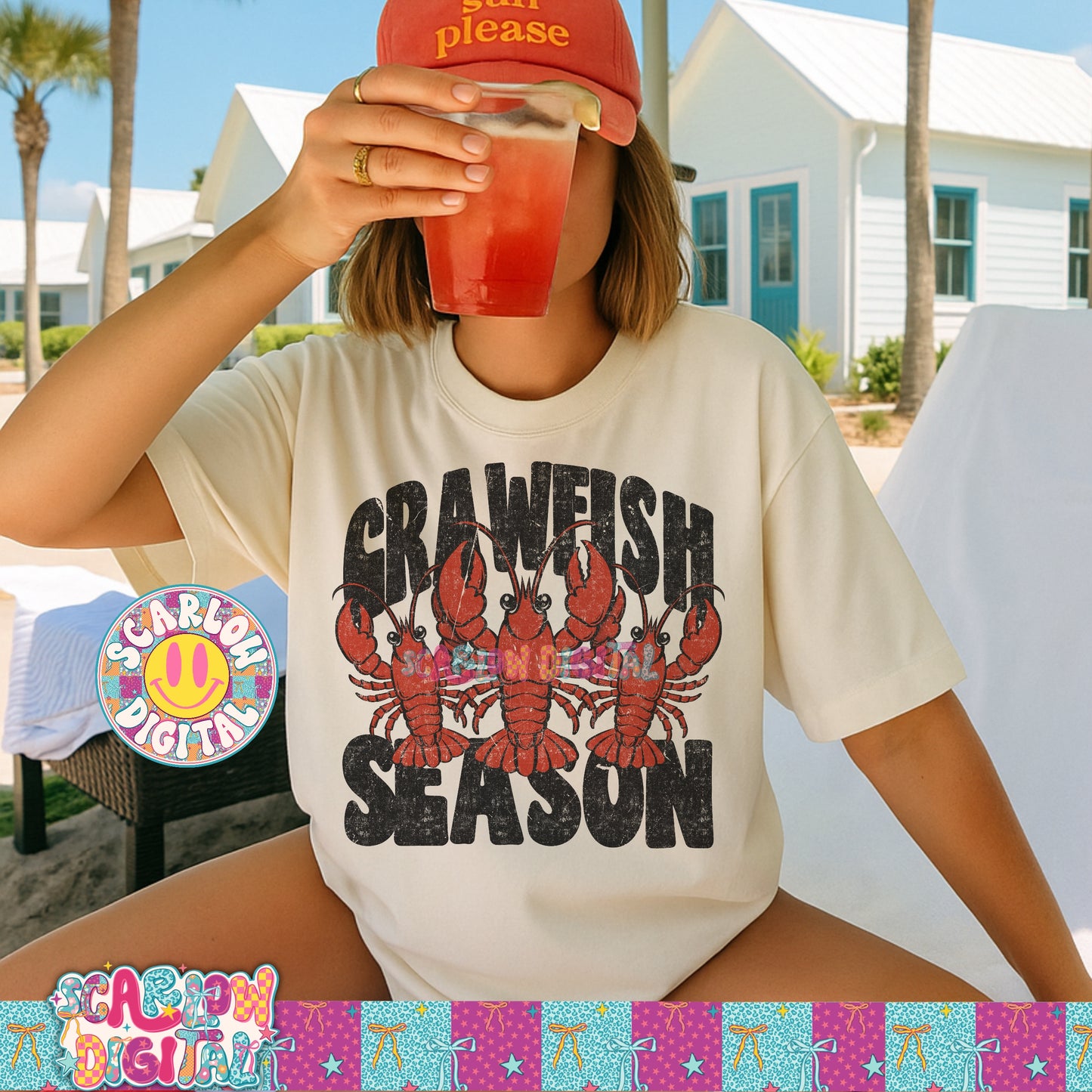 Crawfish Season PNG Digital Design
