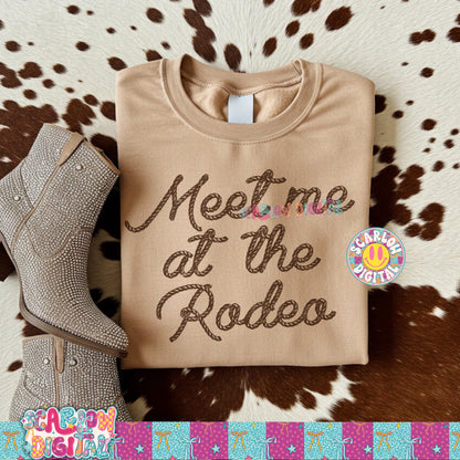Meet Me at the Rodeo PNG Digital Design