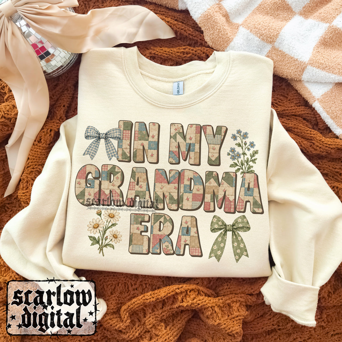 In My Grandma Era PNG Digital Design