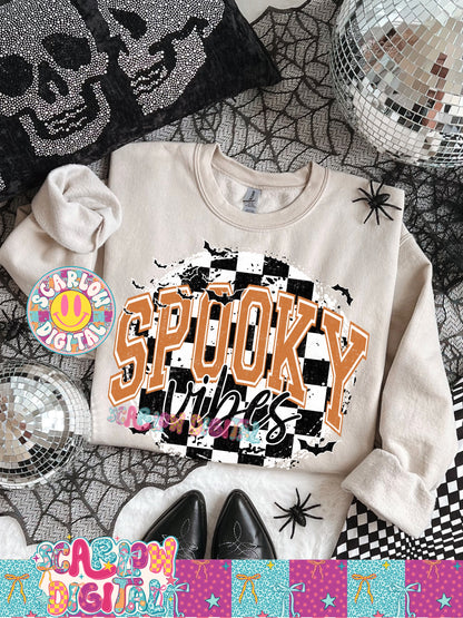 Spooky Vibes PNG Digital Design