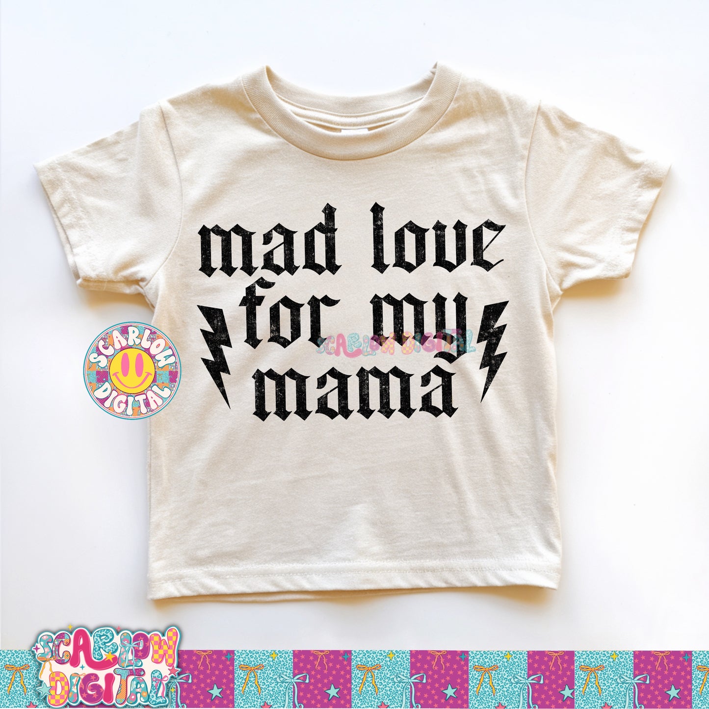 Mad Love For My Mama PNG Digital Design