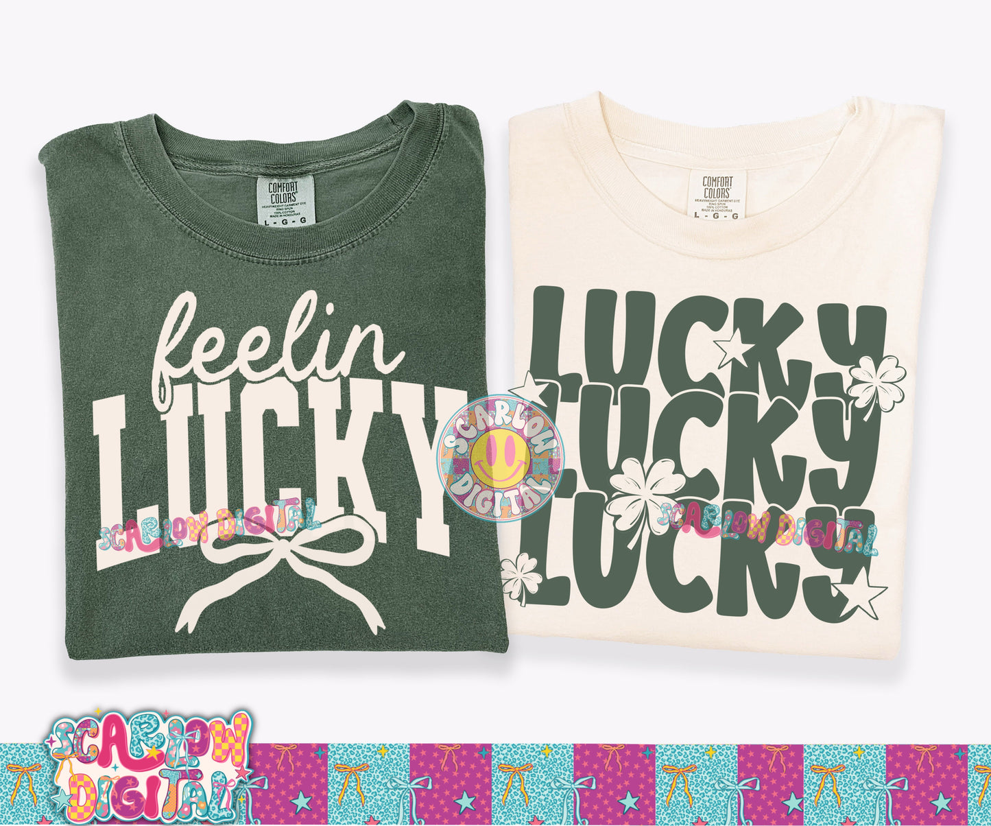 Lucky St Patty Day Bundle PNG Digital Design