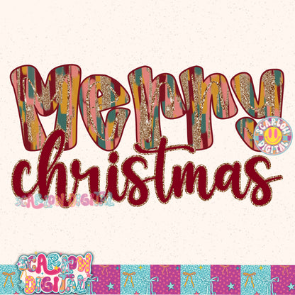 Merry Christmas PNG Digital Design
