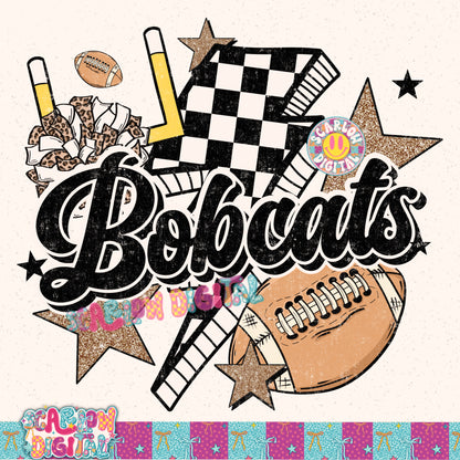 Bobcats PNG Digital Design