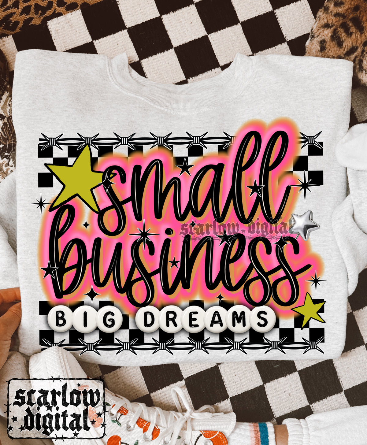 Small Business Big Dreams PNG Digital Design