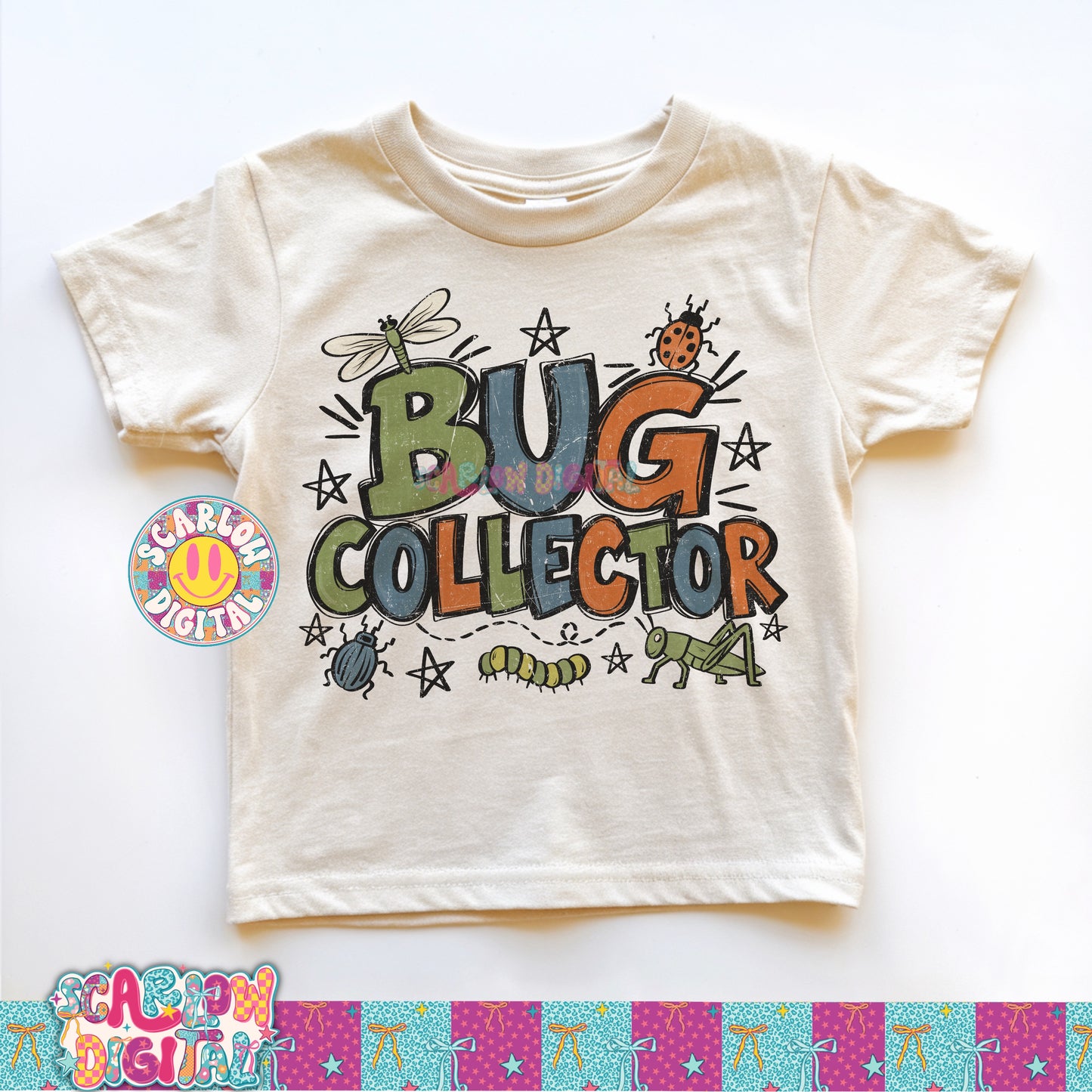 Bug Collector PNG Digital Design