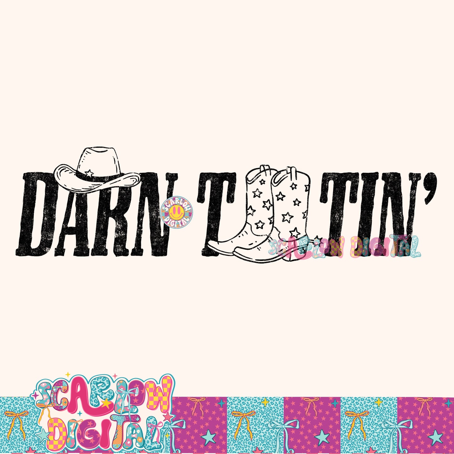 Darn Tootin' PNG Digital Design