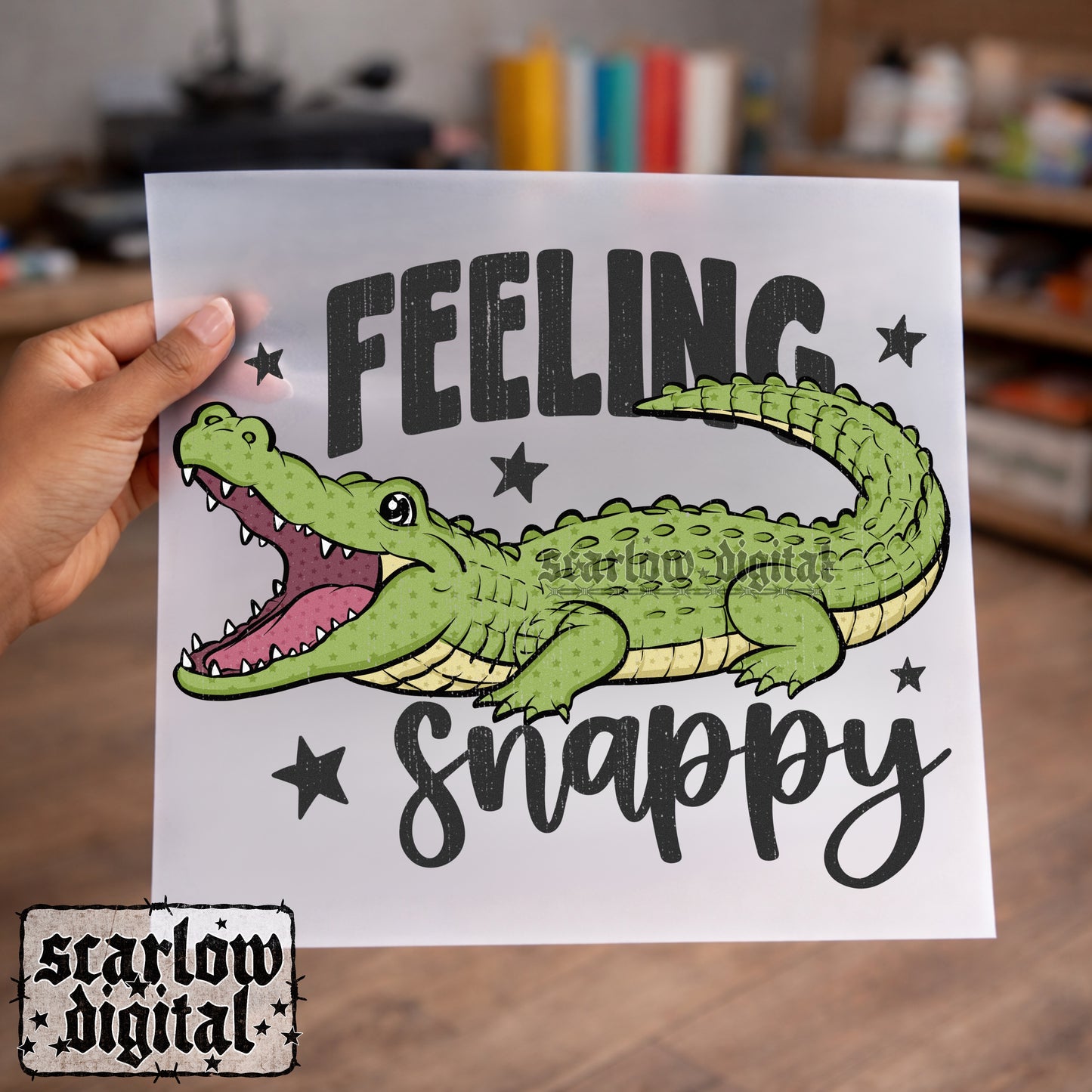 Feeling Snappy PNG Digital Design