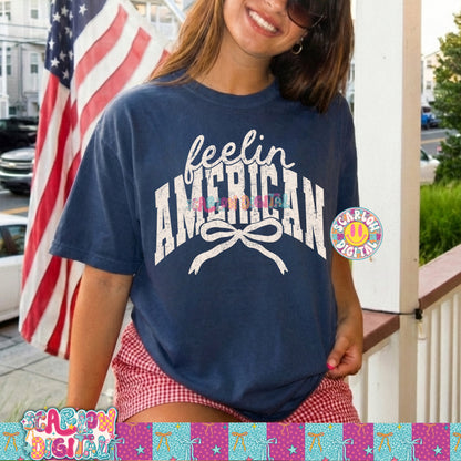 Feelin American PNG Digital Design