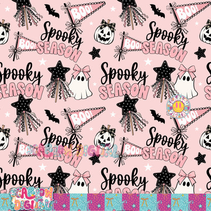 Spooky Season Seamless Pattern Digital Design