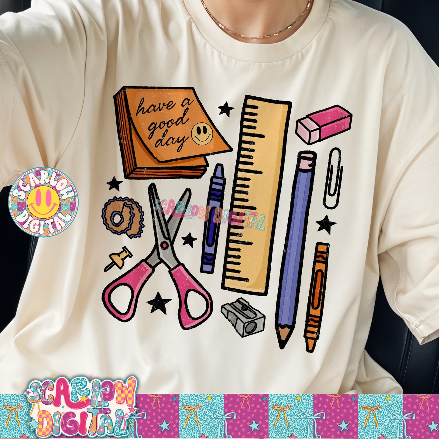 School Things PNG Digital Design