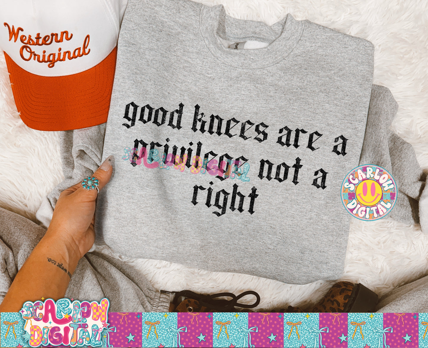 Good Knees Are a Privilege PNG Digital Design