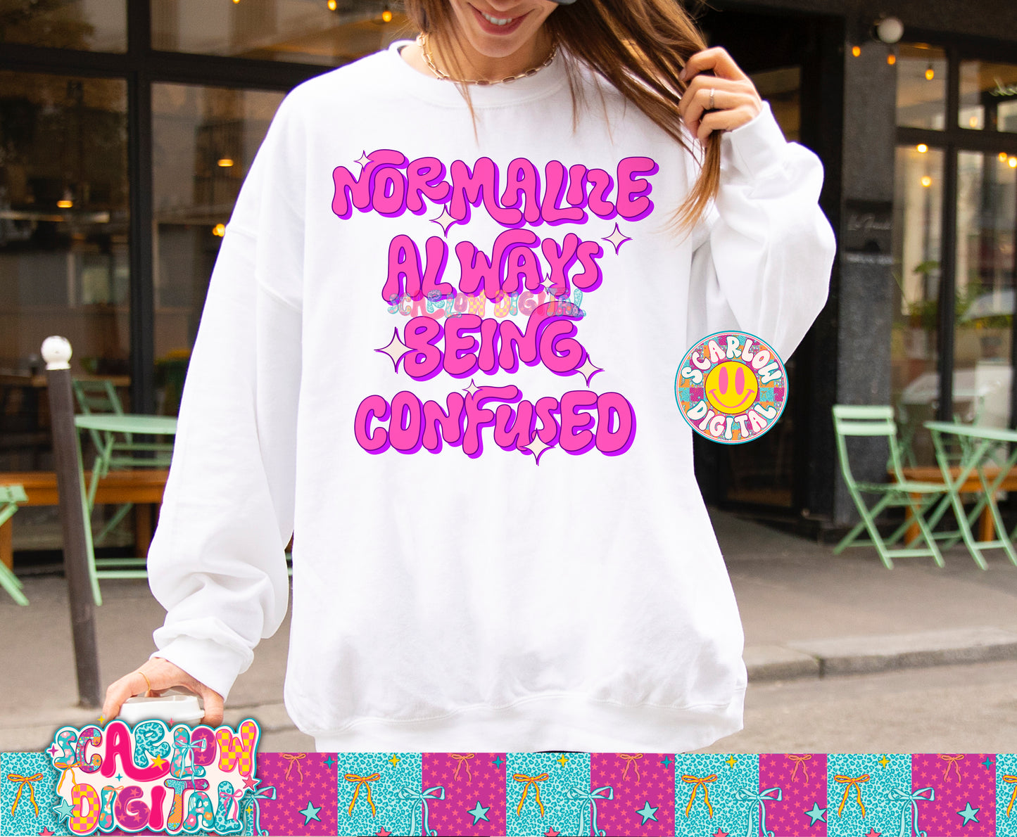Normalize Always Being Confused PNG Digital Design
