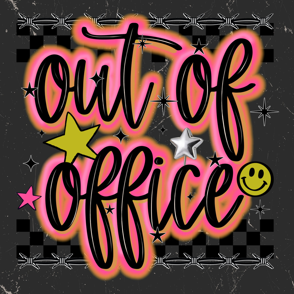 Social Media Marketing Post - Out of Office PNG and JPEG