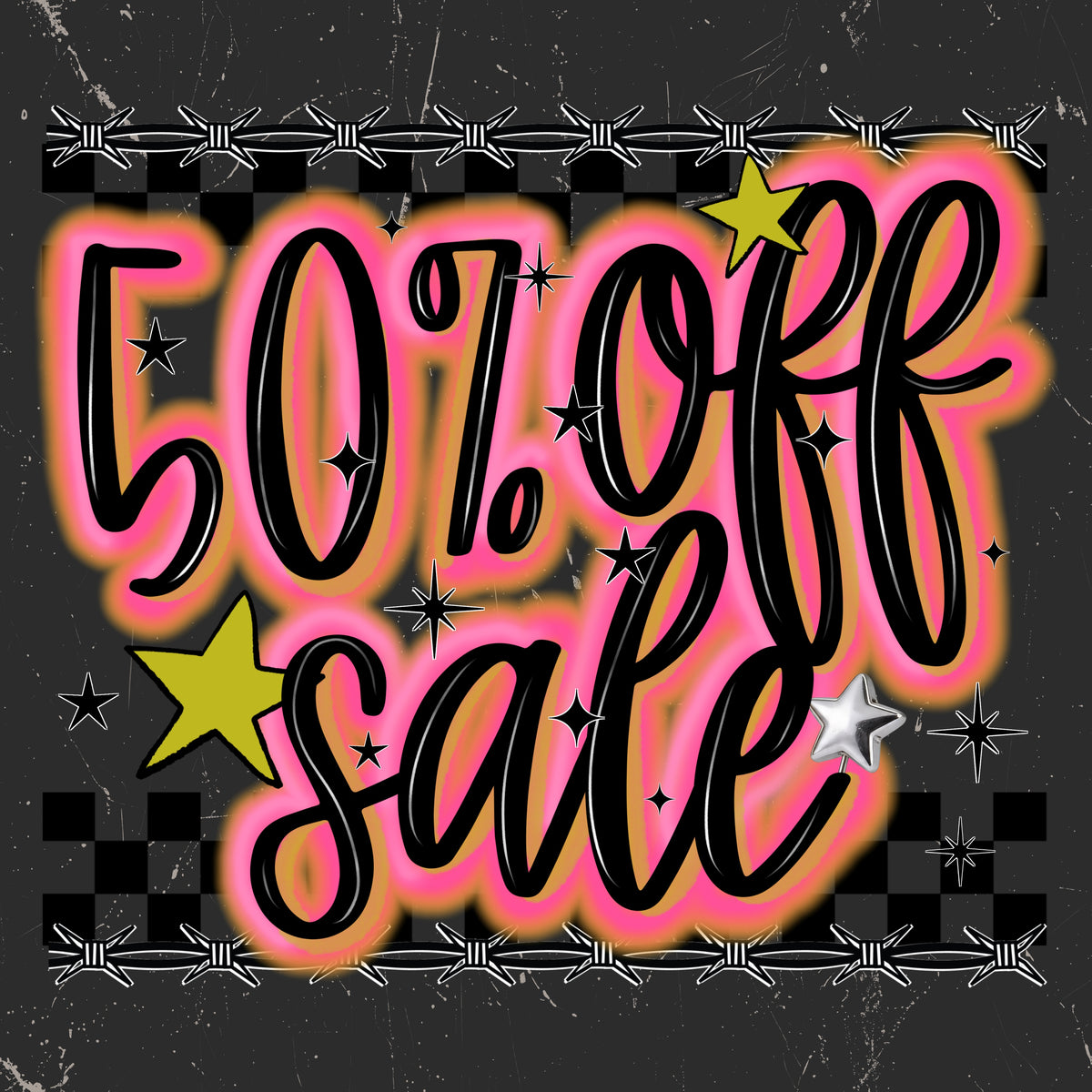 Social Media Marketing Post - 50% Off PNG and JPEG