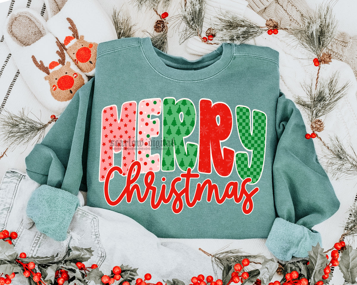 Merry Christmas PNG Digital Design
