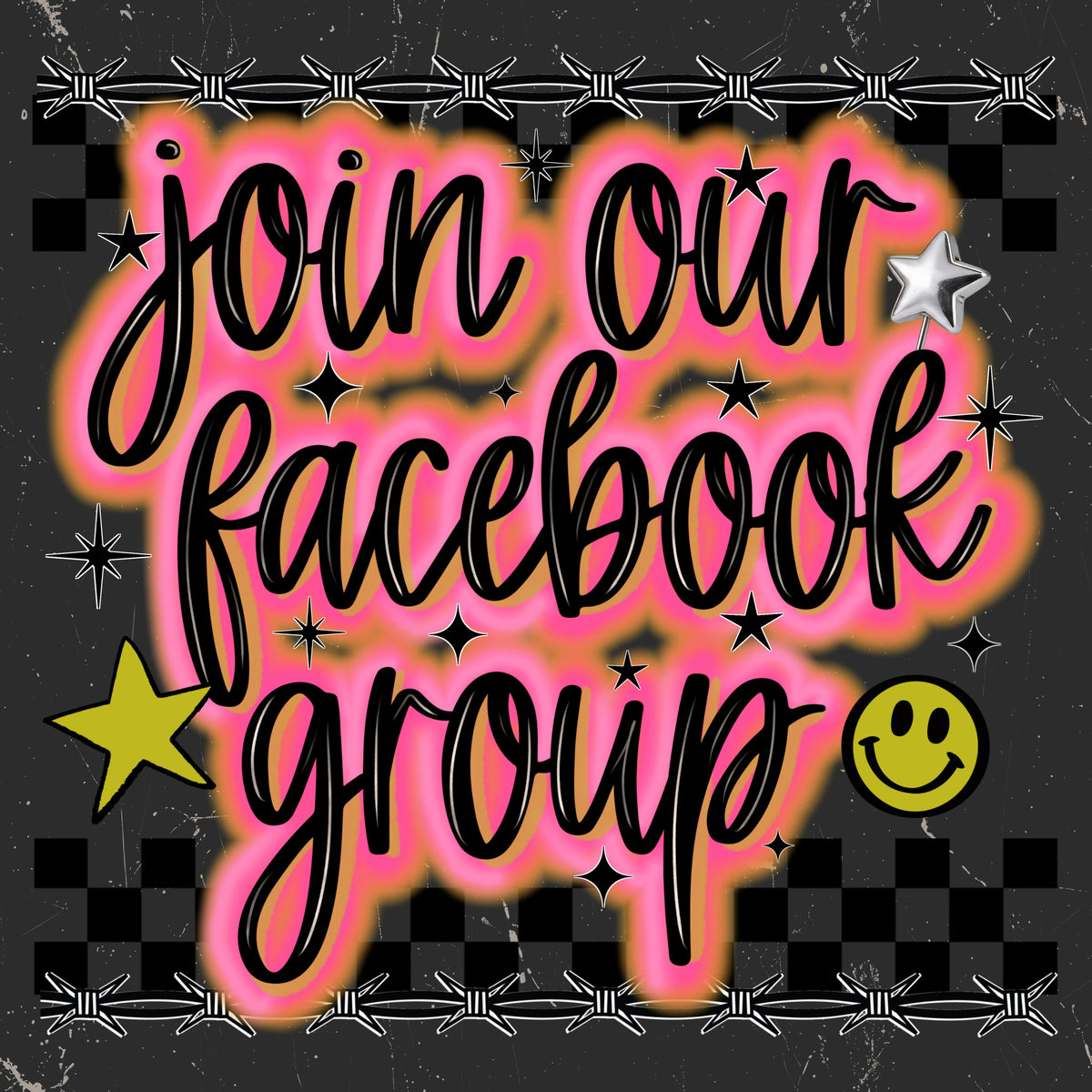 Social Media Marketing Post - Join Our Facebook Group PNG and JPEG
