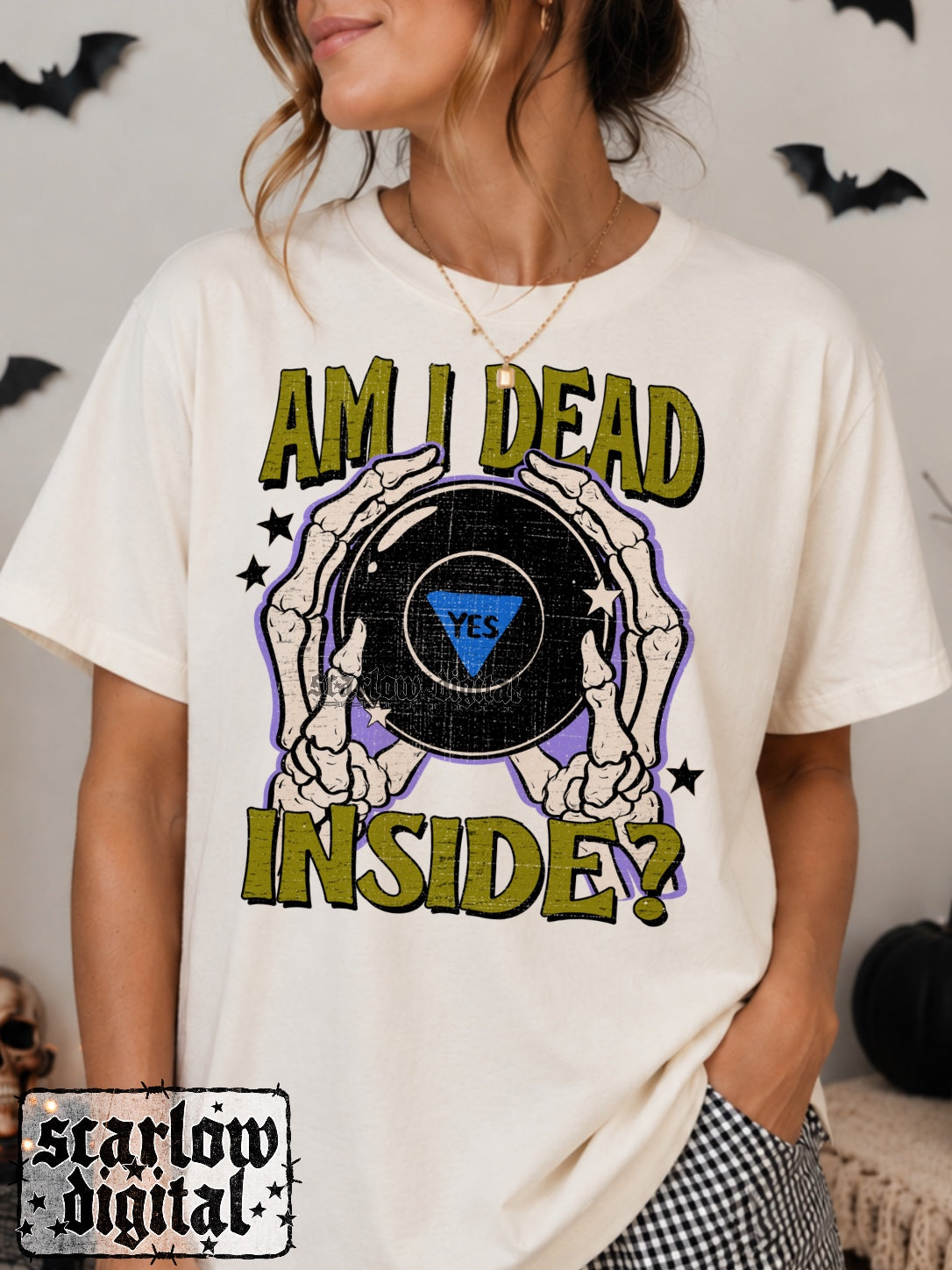 Am I Dead Inside? PNG Digital Design