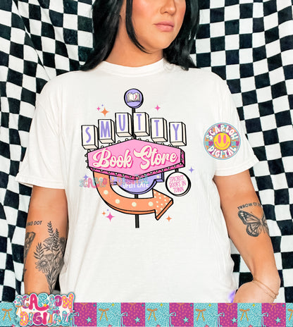 Smutty Bookstore PNG Digital Design