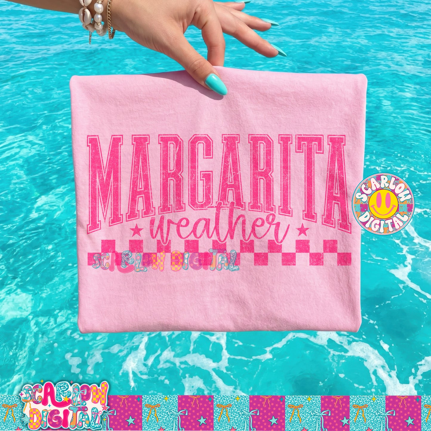 Margarita Weather PNG Digital Design