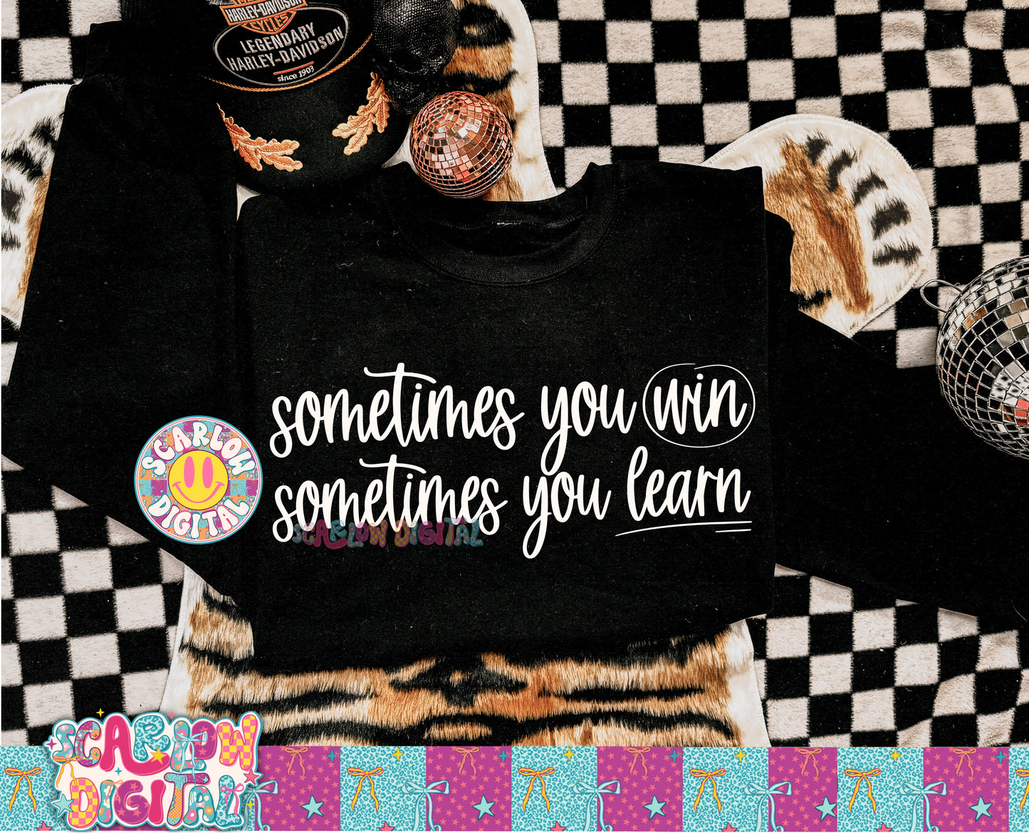 Sometimes You Win and Sometimes You Learn PNG Digital Design