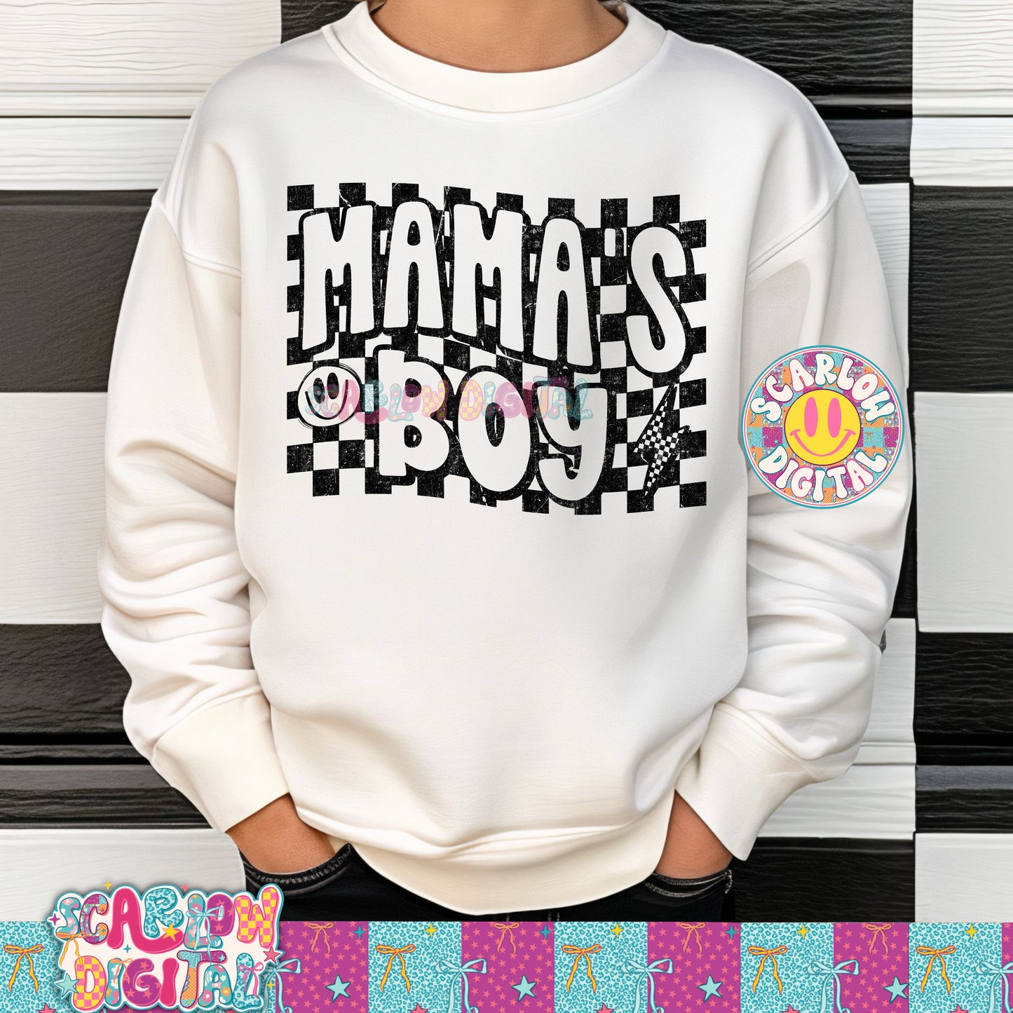 Mama's Boy PNG Digital Design