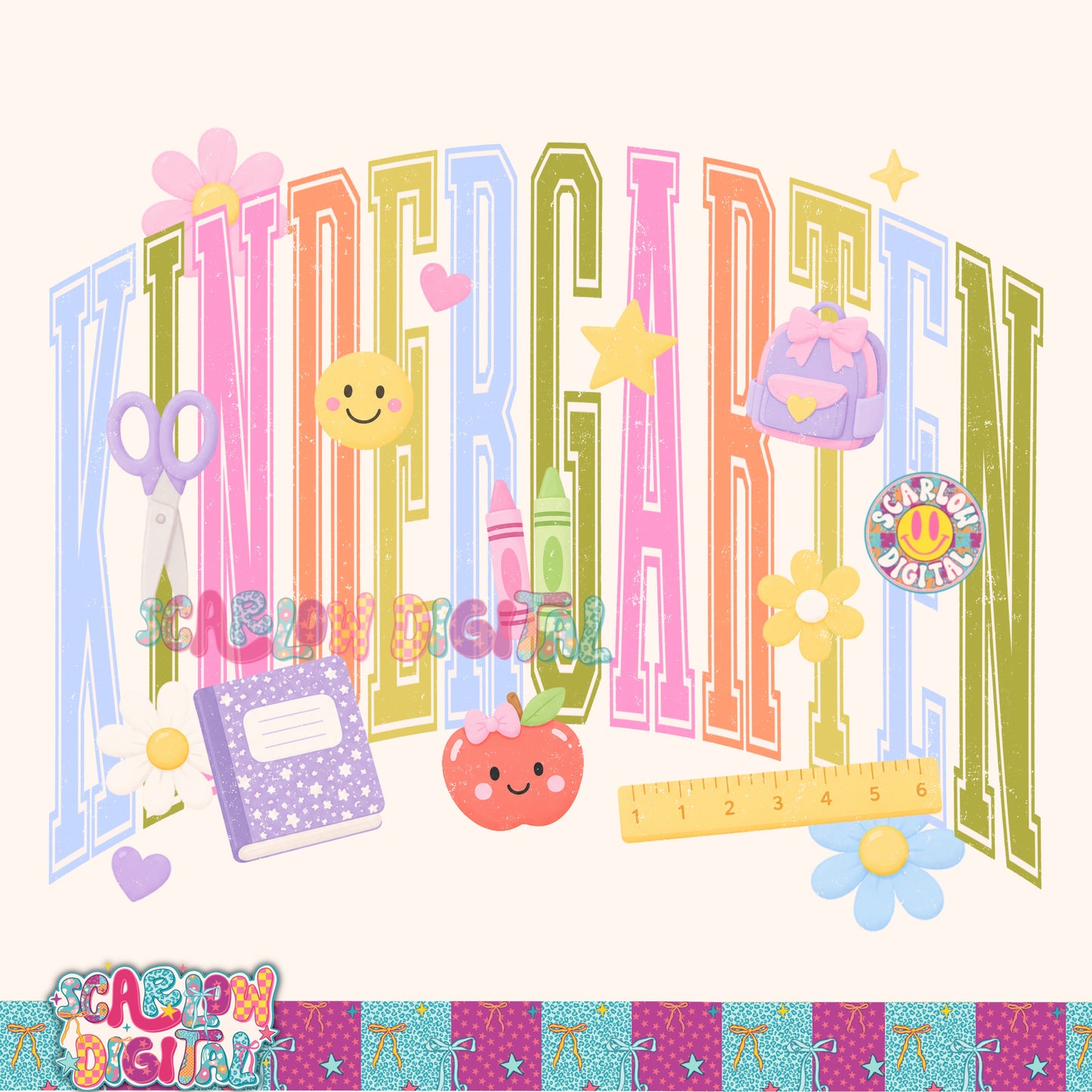 Kindergarten PNG Digital Design