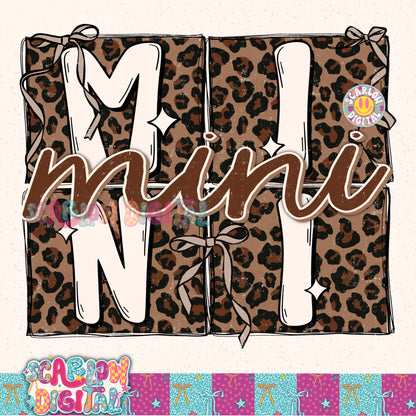 Leopard Mini PNG Digital Design