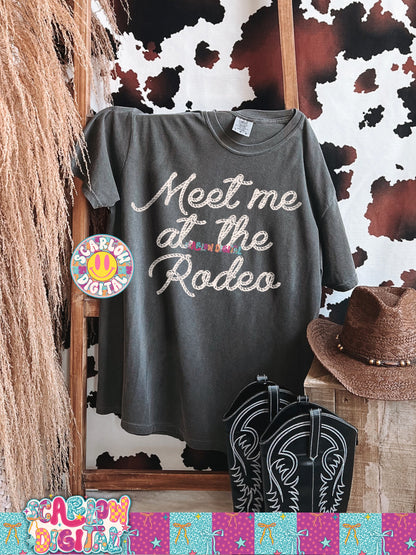 Meet Me at the Rodeo PNG Digital Design