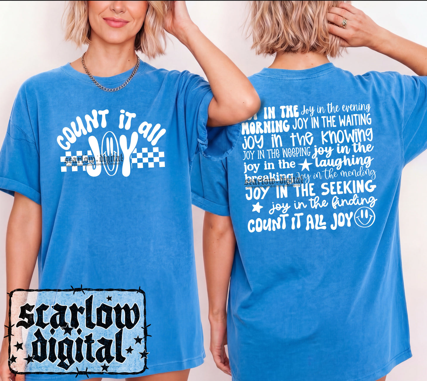 Count it All Joy PNG Digital Design Christian