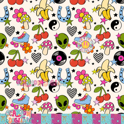 Random Seamless Pattern Digital Design