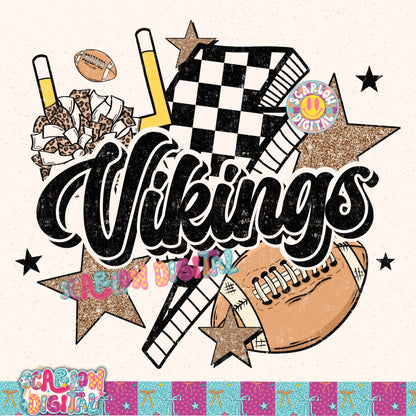 Vikings PNG Digital Design
