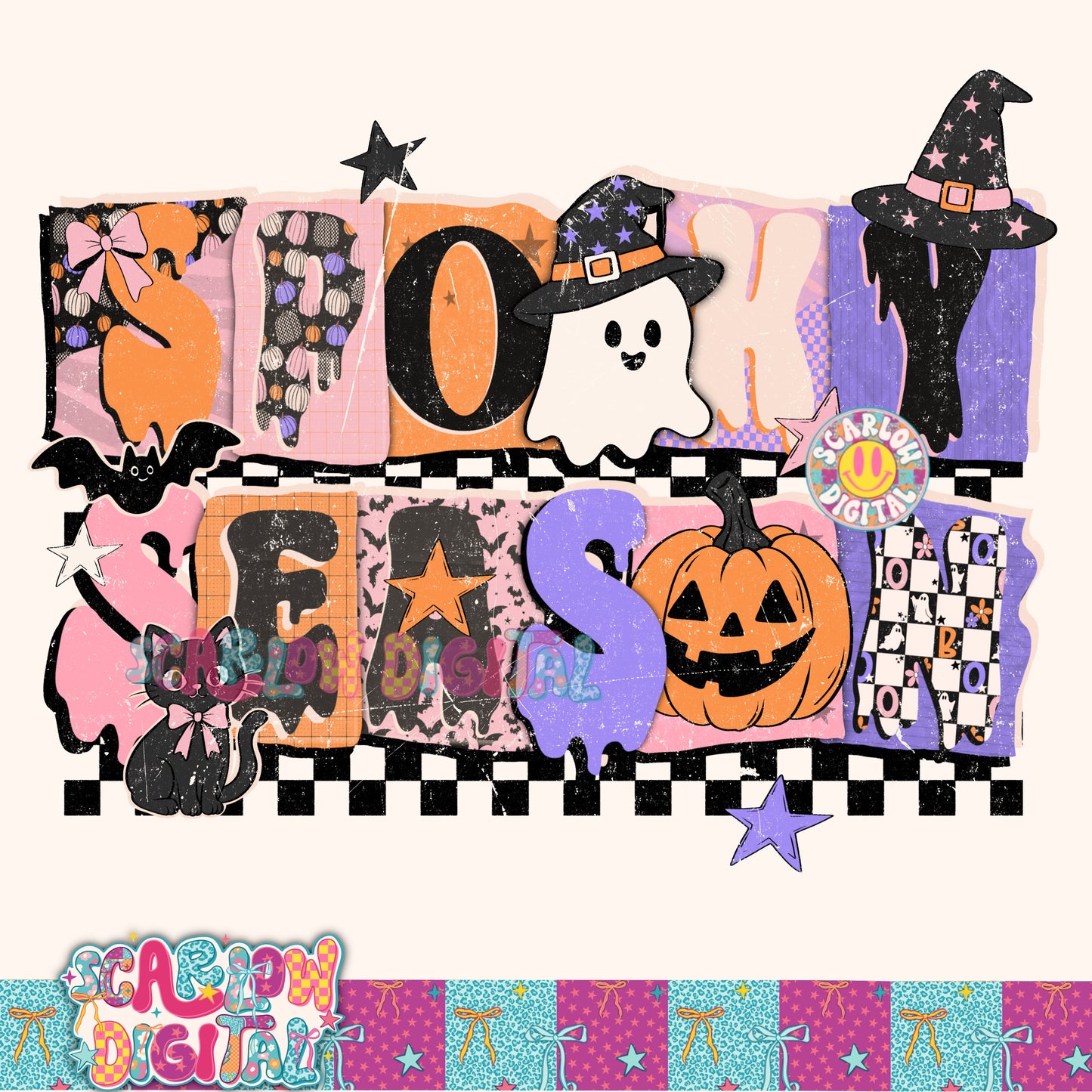 Spooky Season PNG Digital Design