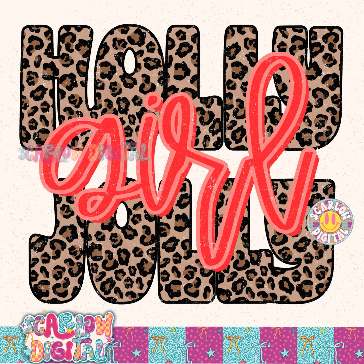 Holly Jolly Girl PNG Digital Design