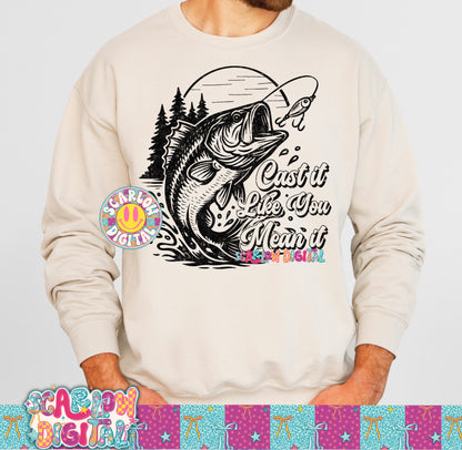 Cast it Like You Mean it PNG Digital Design