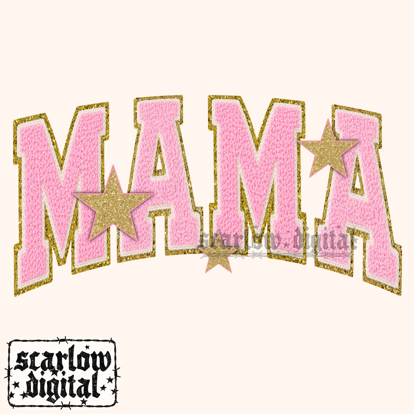 Chenille Mama PNG Digital Design