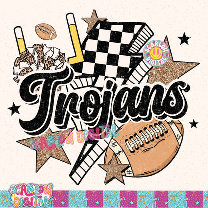 Trojans PNG Digital Design