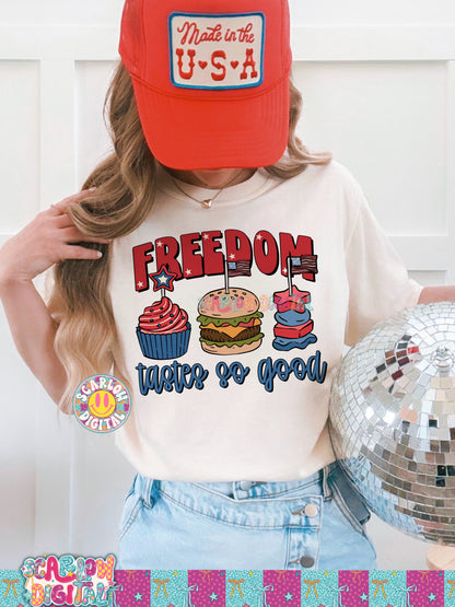 Freedom Tastes So Good PNG Digital Design