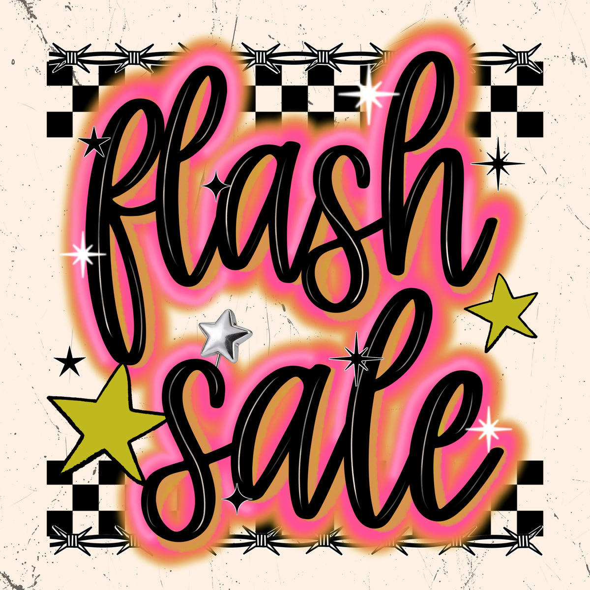 Social Media Marketing Post - Flash Sale PNG and JPEG