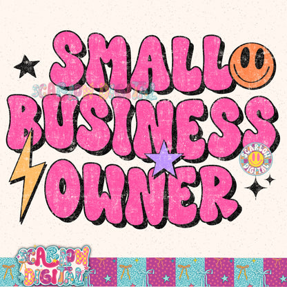Small Business Owner PNG Digital Design