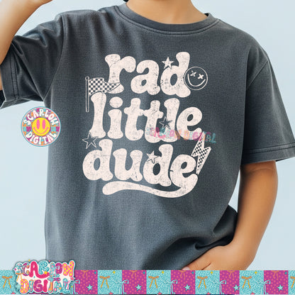 Rad Little Dude PNG Digital Design