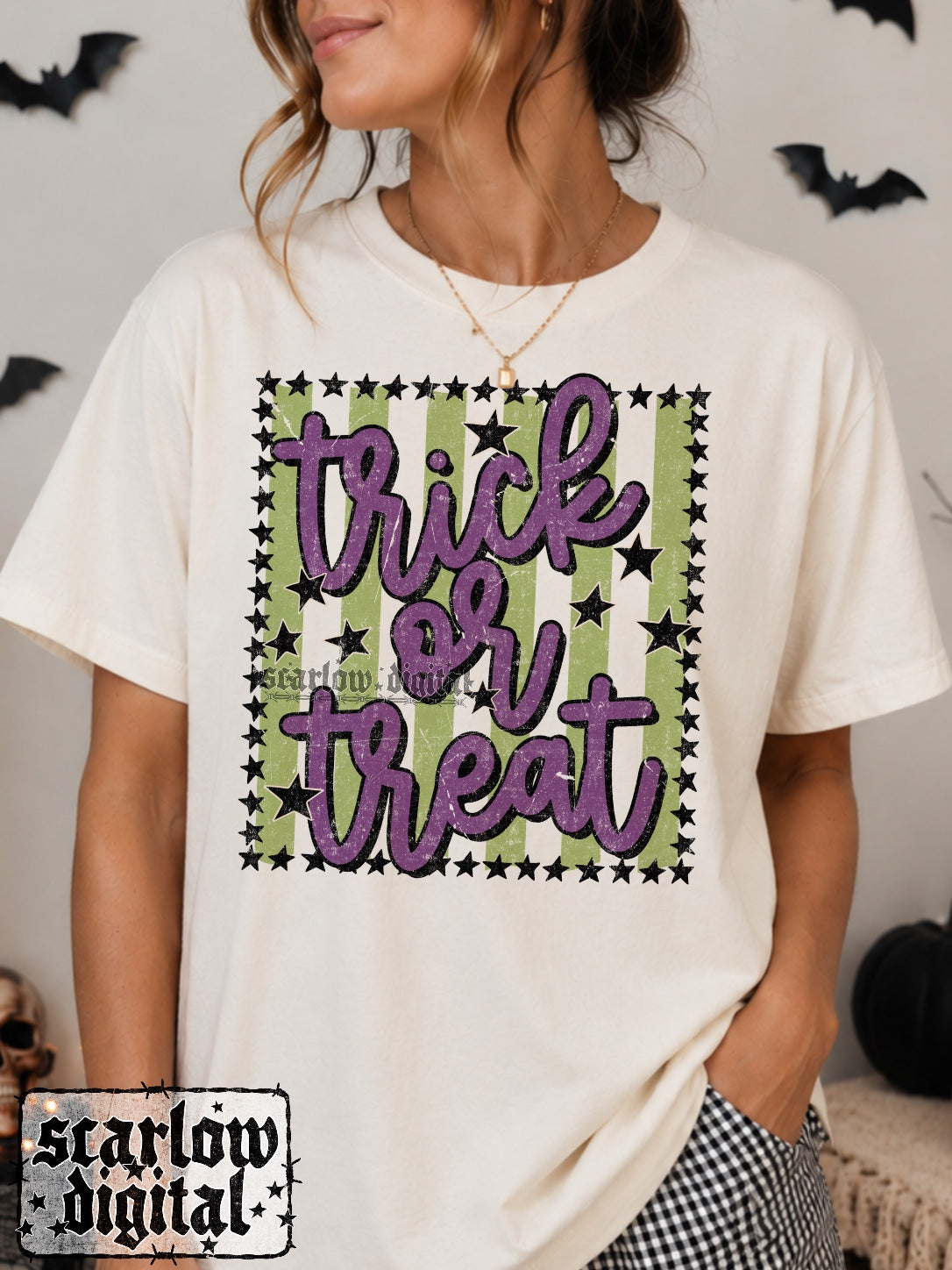 Trick or Treat PNG Digital Design