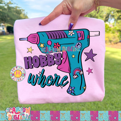 Hobby Whore PNG Digital Design