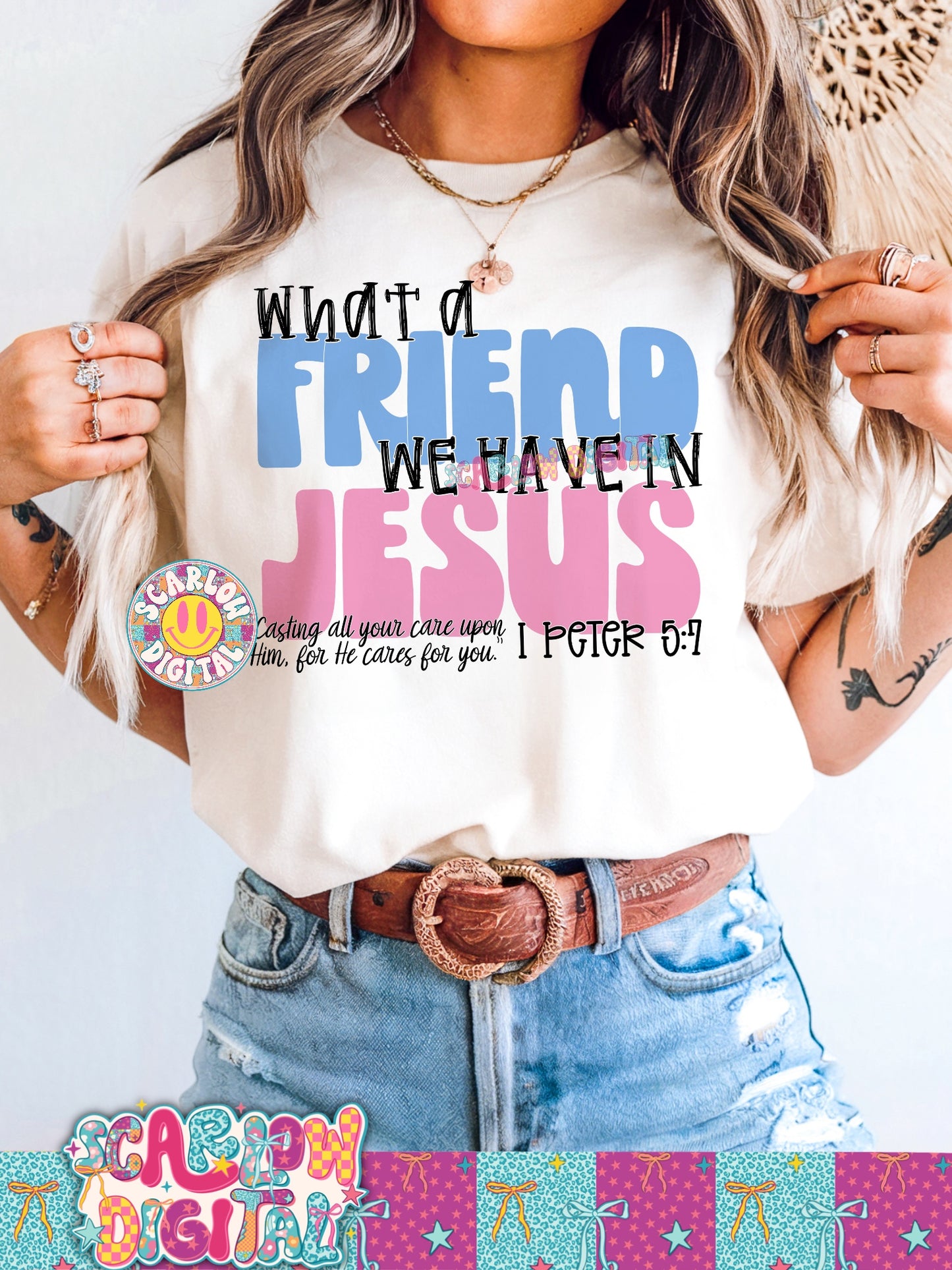 What a Friend We Have in Jesus PNG Digital Design