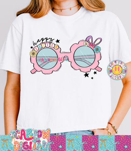 Easter Glasses PNG Digital Design