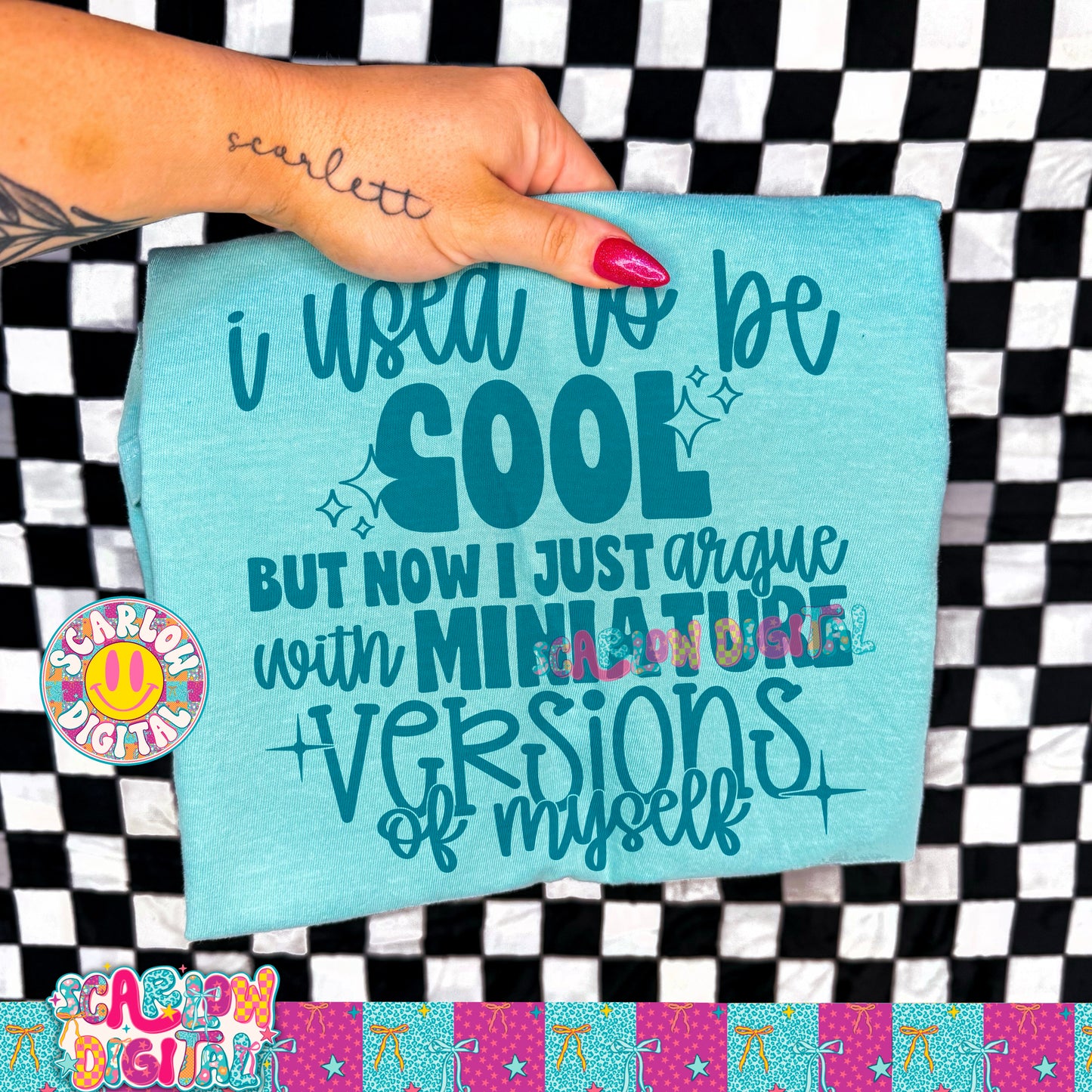 I Used to Be Cool But Now I Just Argue With Miniature Versions of Myself PNG Digital Design