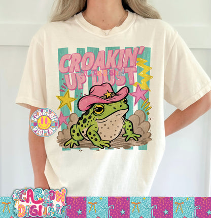 Croakin' Up Dust PNG Digital Design