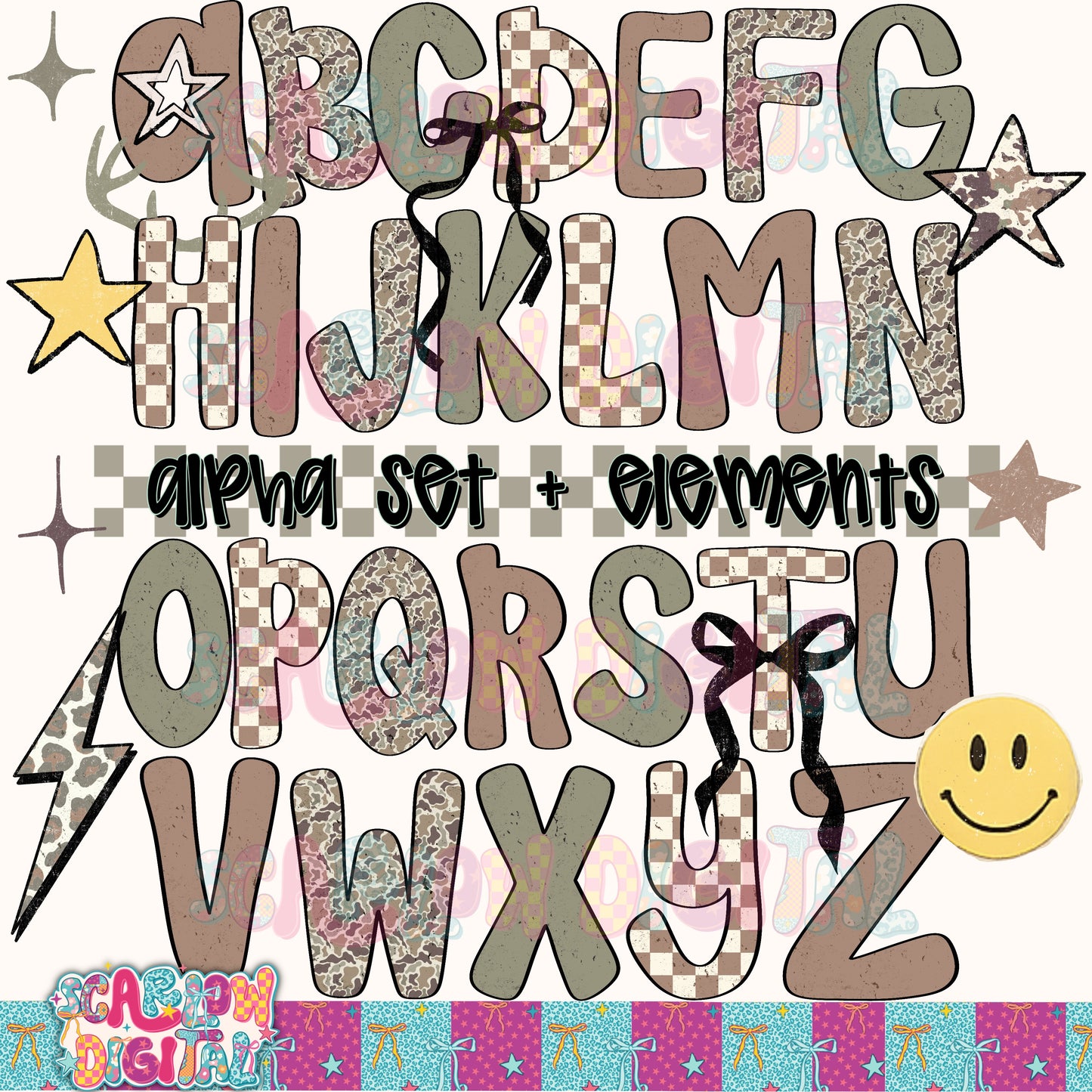 Camo Alpha Set Digital Design