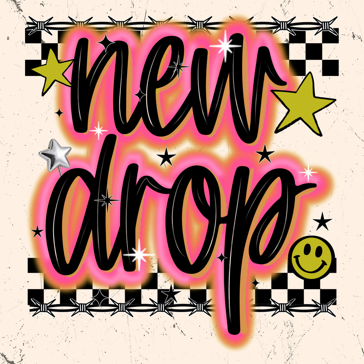Social Media Marketing Post - New Drop PNG and JPEG