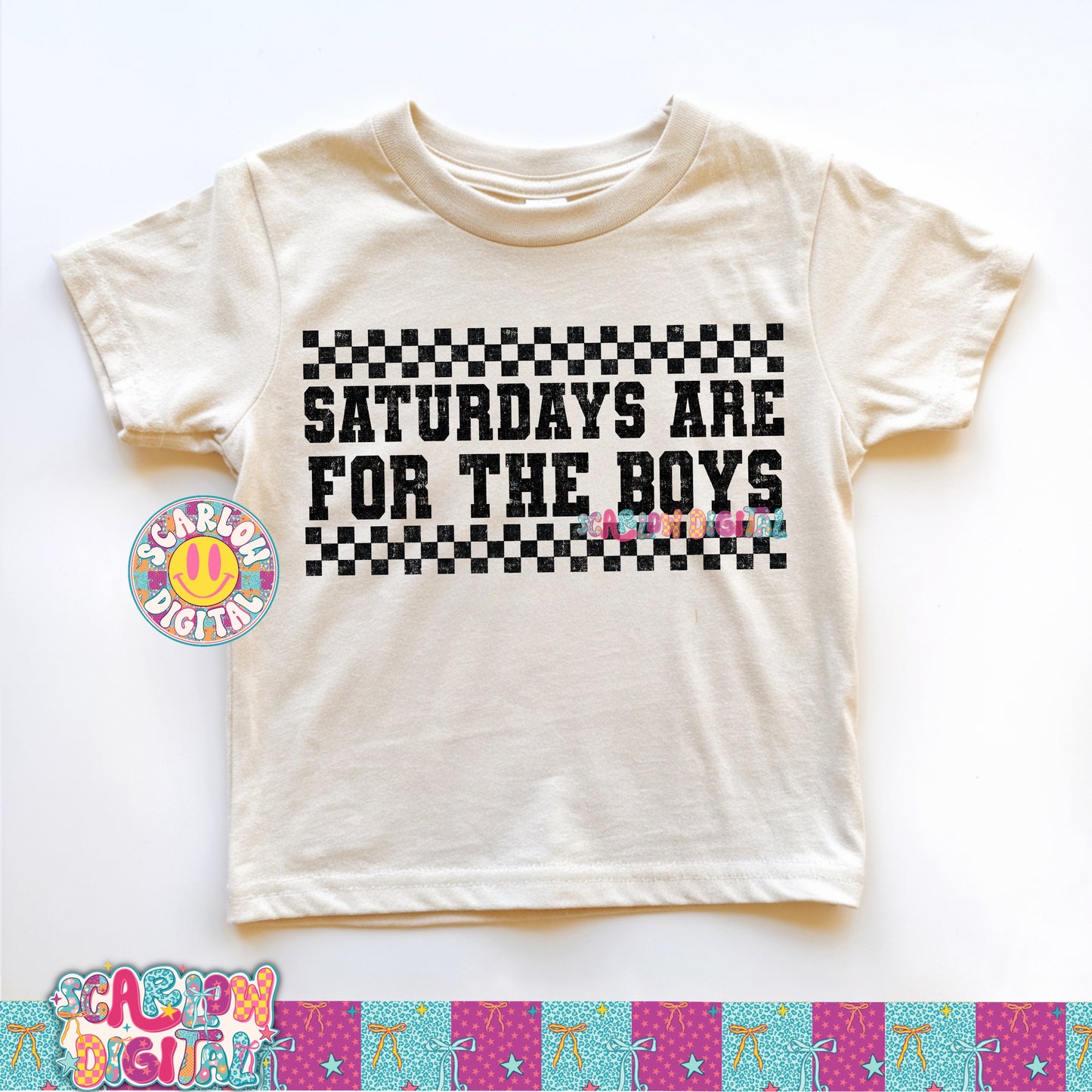 Saturdays Are For the Boys PNG Digital Design
